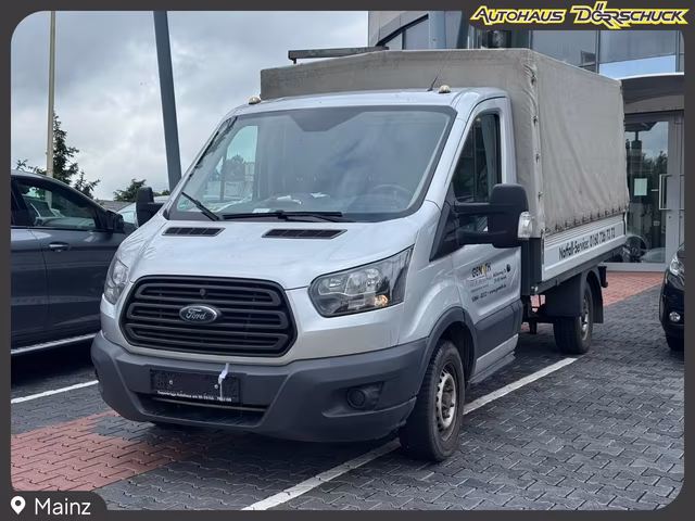 Ford Transit 2.0 TDCi 310 L2 Pritsche. 1.Hand. AHK Baujahr 2018 (62.000 km, Diesel, 131 PS) - Gebrauchtwagen bei Autohaus Dörrschuck Mainz