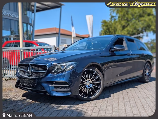 Mercedes-Benz E 350 d T-Modell AMG Line NAVI. AHK. KAMERA. SHZ Baujahr 2017 (193.700 km, Diesel, 258 PS) - Gebrauchtwagen bei Autohaus Dörrschuck Mainz