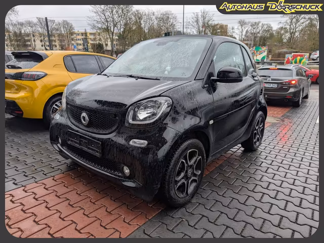 Smart fortwo passion NAVI SHZ MEDIA LEDER TEMPOMAT Baujahr 2019 (87.100 km, Benzin, 90 PS) - Gebrauchtwagen bei Autohaus Dörrschuck Mainz