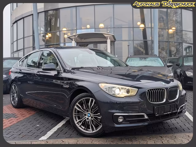 BMW 5er 520d GT Luxury *PANO*NAVI*SHZ*AHK*LEDER* Baujahr 2015 (102.657 km, Diesel, 184 PS) - Gebrauchtwagen bei Autohaus Dörrschuck Mainz