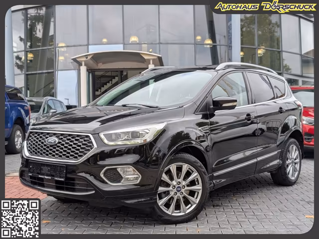 Ford Kuga Vignale*4x4*AUT*LEDER*NAVI*PARK-ASSIST Baujahr 2018 (140.900 km, Diesel, 150 PS) - Gebrauchtwagen bei Autohaus Dörrschuck Mainz