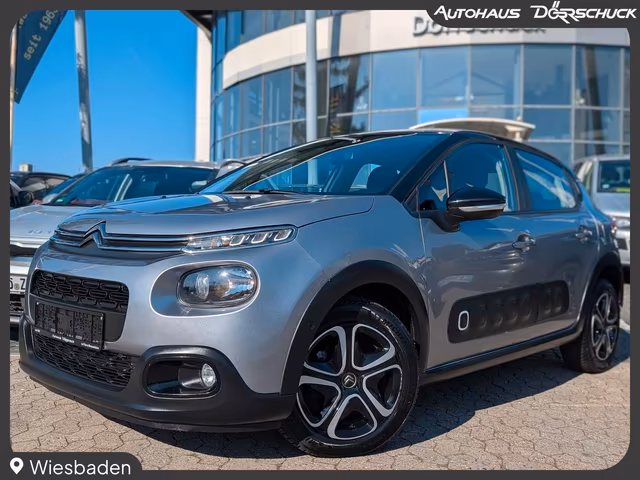 Citroën C3 NAVI KLIMA-AUTO PDC TEMPO LED Baujahr 2020 (48.600 km, Benzin, 83 PS) - Gebrauchtwagen bei Autohaus Dörrschuck Mainz