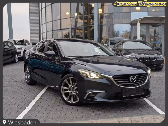 Mazda 6 2.2 Business-Line NAVI. LEDER. PDC. KLIMA Baujahr 2016 (123.453 km, Diesel, 150 PS) - Gebrauchtwagen bei Autohaus Dörrschuck Mainz
