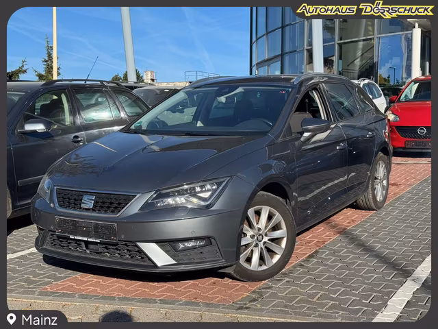 Seat Leon ST 1.6 TDI DSG. AHK. NAVI. LED. SHZ. PDC Baujahr 2018 (186.800 km, Diesel, 116 PS) - Gebrauchtwagen bei Autohaus Dörrschuck Mainz
