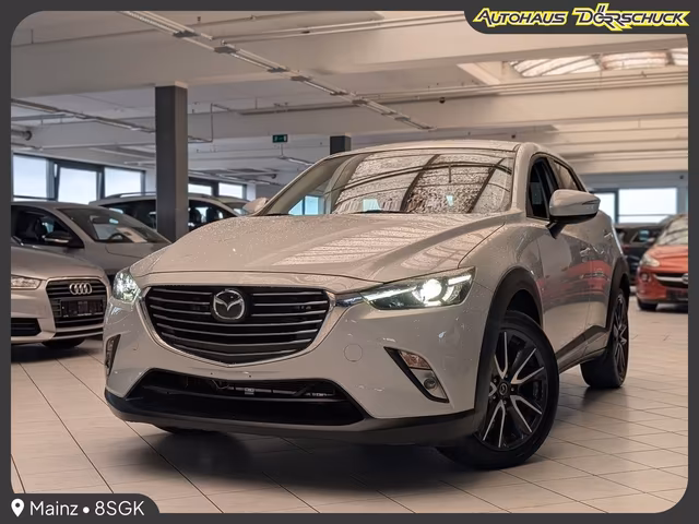 Mazda CX-3 1.5 Diesel RFK. Navi. BOSE.  Head-Up. Baujahr 2018 (130.850 km, Diesel, 105 PS) - Gebrauchtwagen bei Autohaus Dörrschuck Mainz