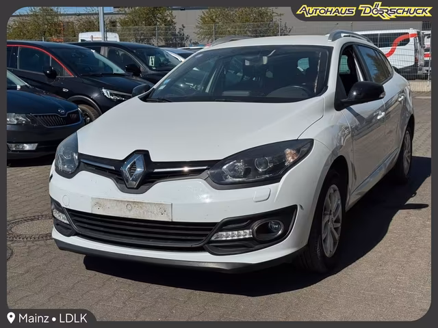 Renault Megane Grandtour Limited AHK. NAVI. KLIMA. EDC Baujahr 2016 (139.100 km, Benzin, 132 PS) - Gebrauchtwagen bei Autohaus Dörrschuck Mainz