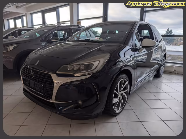 DS Automobiles DS3 SoChic AUTOMATIK XENON PDC KLIMA TEMPOMAT Baujahr 2016 (148.170 km, Benzin, 110 PS) - Gebrauchtwagen bei Autohaus Dörrschuck Mainz