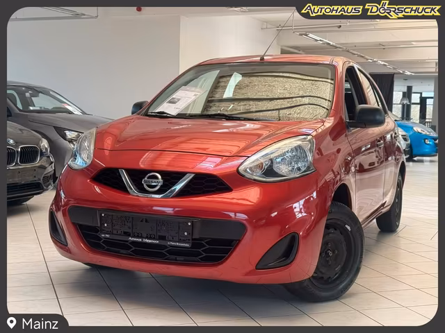 Nissan Micra 1.2 Acenta Plus AUTOMATIK. 1.HAND. KLIMA Baujahr 2016 (86.944 km, Benzin, 80 PS) - Gebrauchtwagen bei Autohaus Dörrschuck Mainz