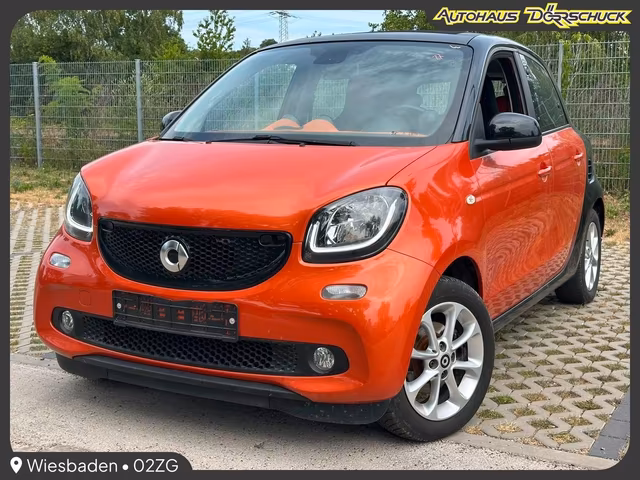 Smart forfour passion NAVI. SHZ. PDF. FALTDACH Baujahr 2015 (53.300 km, Benzin, 71 PS) - Gebrauchtwagen bei Autohaus Dörrschuck Mainz