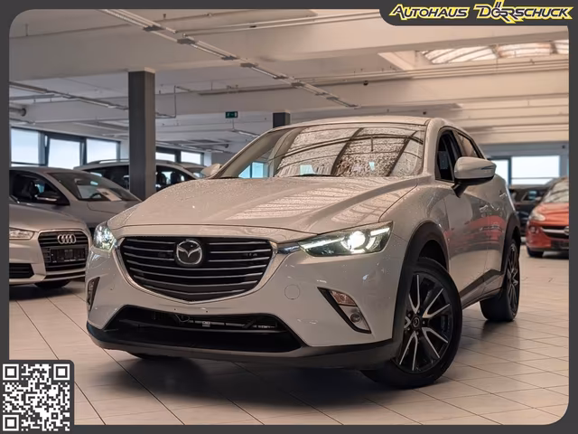 Mazda CX-3 1.5 Diesel RFK. Navi. BOSE.  Head-Up. Baujahr 2018 (130.850 km, Diesel, 105 PS) - Gebrauchtwagen bei Autohaus Dörrschuck Mainz