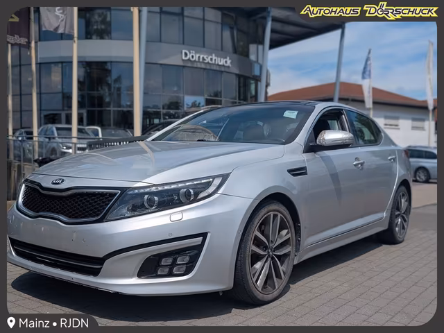 Kia Optima 20 Jahre Edition PANO. NAVI. SHZ. KAMERA Baujahr 2015 (177.900 km, Diesel, 136 PS) - Gebrauchtwagen bei Autohaus Dörrschuck Mainz