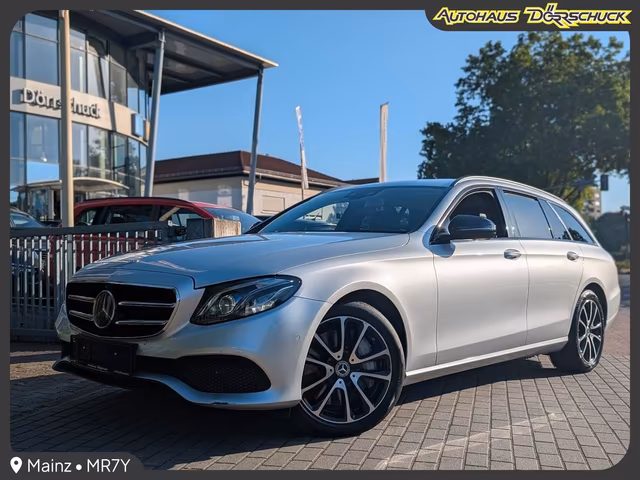 Mercedes-Benz E 400 d T-Modell Avantgarde 1. Hand. 4x4. AHK Baujahr 2018 (215.000 km, Diesel, 340 PS) - Gebrauchtwagen bei Autohaus Dörrschuck Mainz