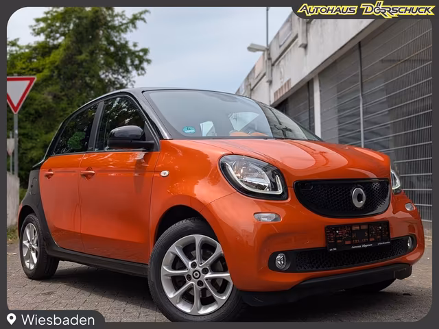 Smart forfour passion LED. SHZ. KLIMA. TEMPOMAT Baujahr 2015 (47.700 km, Benzin, 71 PS) - Gebrauchtwagen bei Autohaus Dörrschuck Mainz